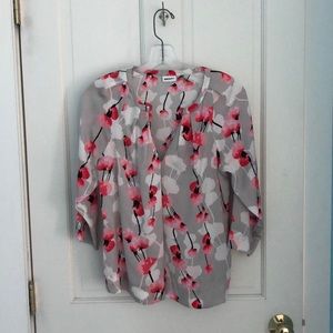 DKNY flowy floral top
